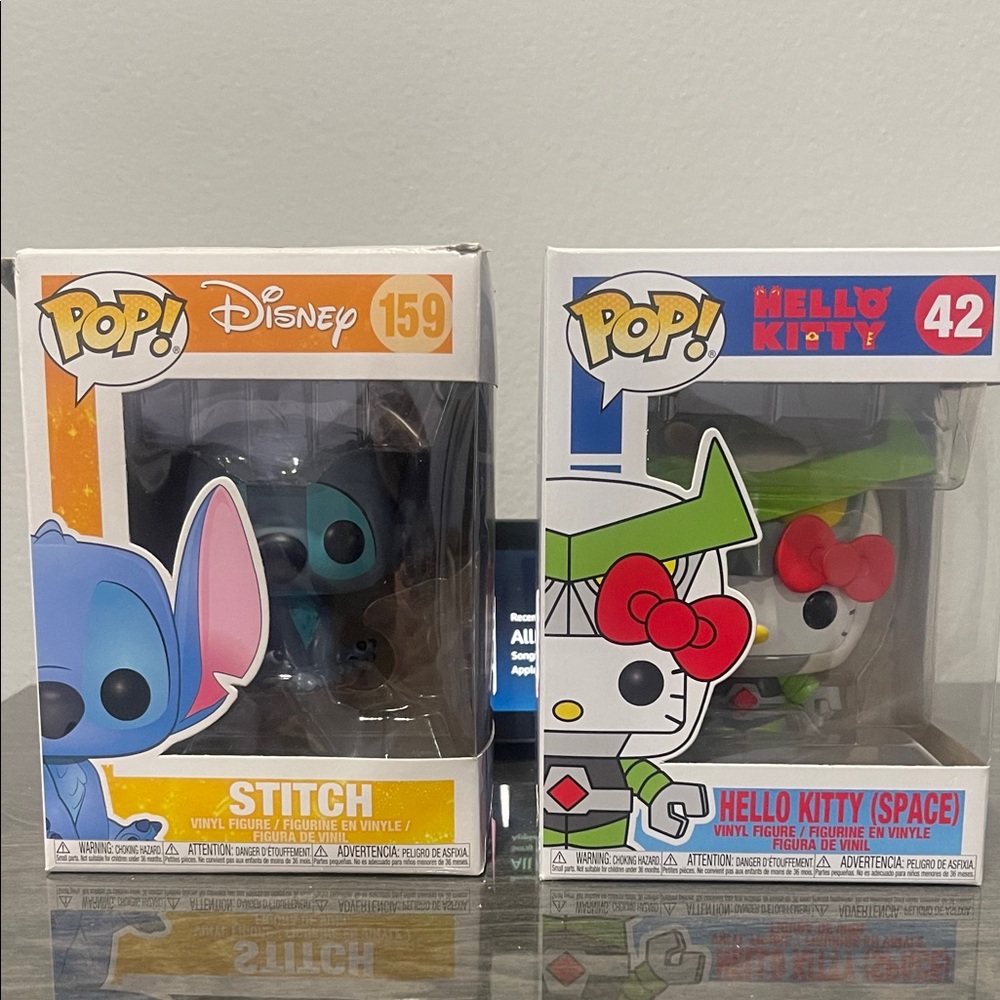 Funko Pop! Hello Kitty and Stitch Vinyl Figures